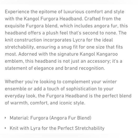 Kangol Furgora Headband Fur Red Size Small/Medium - Picture 7 of 10